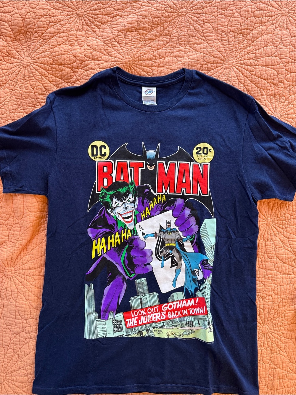 Delta Navy Batman Joker Graphic Tee
